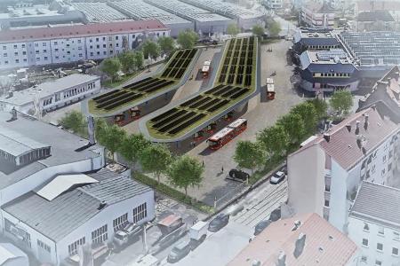 Nürnberg: Neues E-Busdepot für ÖPNV