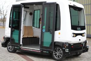 Karlsruhe Testfeld für autonome E-Shuttle