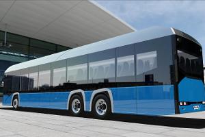 Solaris baut dreiachsigen E-Bus