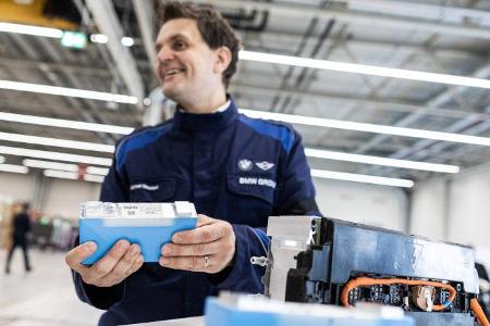 BMW plant Batteriemodul-Produktion in Leipzig