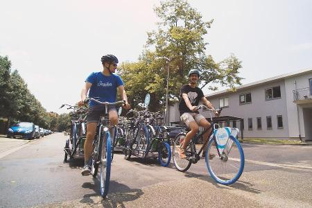 Fahrradlieferung per Fahrrad