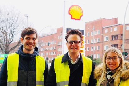 Shell plant 40 Ultraschnellladesäulen