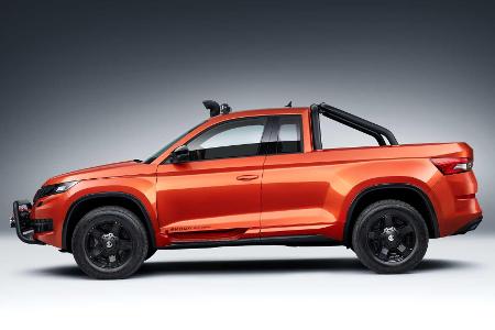 Der Skoda Mountiaq ist ein Kodiaq-Pickup mit Haken