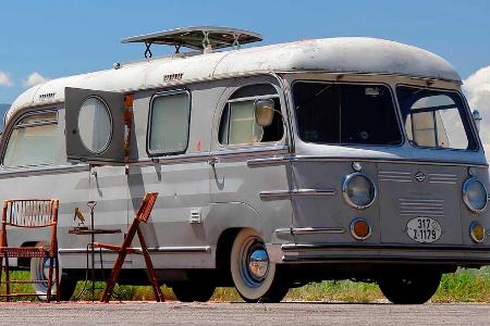 Kaufen Sie dieses irre Vintage-Wohnmobil mit Porsche-Antrieb, werden Sie zum #VanLife Boss