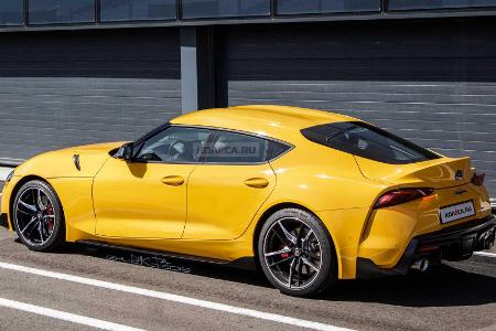 Toyota Supra Viertürer Rendering sieht gar nicht übel aus