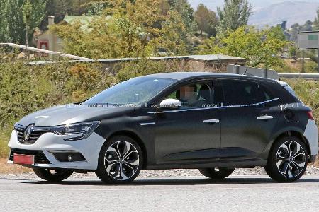 Renault Megane Hybrid (2020) Erlkönig erwischt