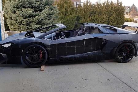Physiker und sein Sohn 3D-drucken einen Lamborghini Aventador