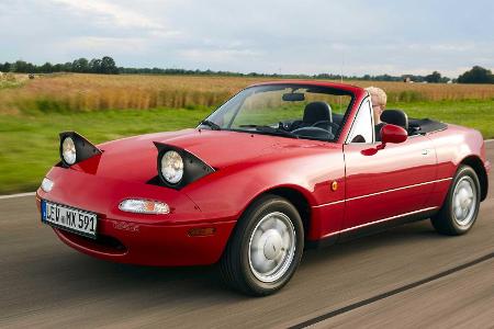30 Jahre Mazda MX-5: Duell der Generationen