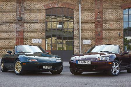 30 Jahre Mazda MX-5: Duell der Generationen