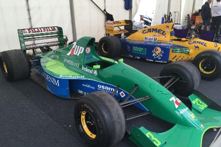 Damon Hill im Auto des Rivalen: Goodwood feiert Michael Schumacher