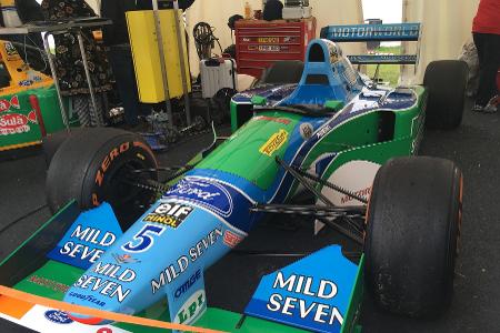 Damon Hill im Auto des Rivalen: Goodwood feiert Michael Schumacher