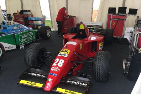 Damon Hill im Auto des Rivalen: Goodwood feiert Michael Schumacher