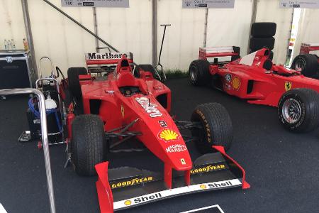 Damon Hill im Auto des Rivalen: Goodwood feiert Michael Schumacher