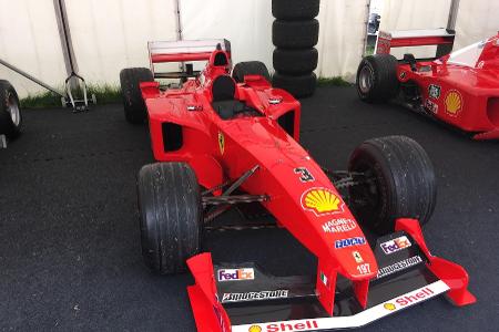 Damon Hill im Auto des Rivalen: Goodwood feiert Michael Schumacher