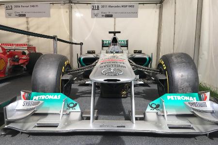 Damon Hill im Auto des Rivalen: Goodwood feiert Michael Schumacher