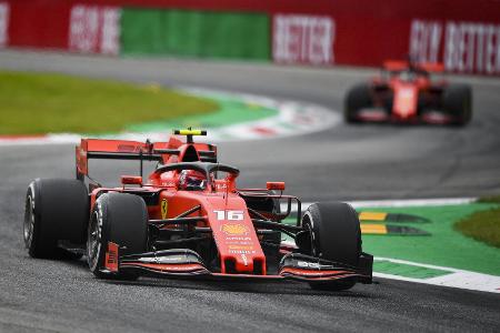 Charles Leclerc sicherte sich die Bestzeit im Freitagstraining in Monza