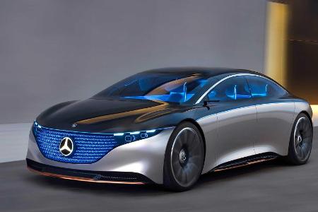 Mercedes Vision EQS: Oberklasselimousine auf neuer Elektro-Plattform