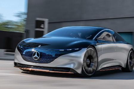 Mercedes Vision EQS: Oberklasselimousine auf neuer Elektro-Plattform