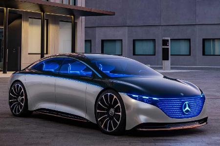 Mercedes Vision EQS: Oberklasselimousine auf neuer Elektro-Plattform
