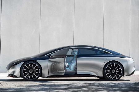 Mercedes Vision EQS: Oberklasselimousine auf neuer Elektro-Plattform
