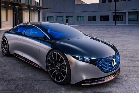 Mercedes Vision EQS: Oberklasselimousine auf neuer Elektro-Plattform