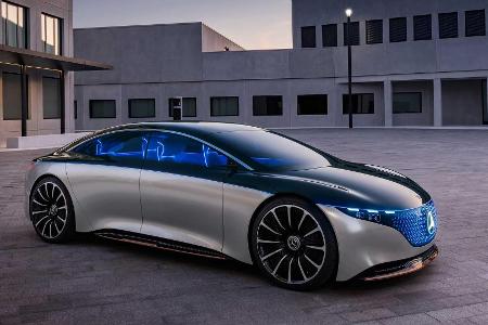 Mercedes Vision EQS: Oberklasselimousine auf neuer Elektro-Plattform