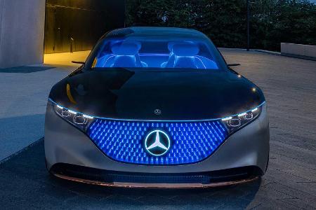 Mercedes Vision EQS: Oberklasselimousine auf neuer Elektro-Plattform