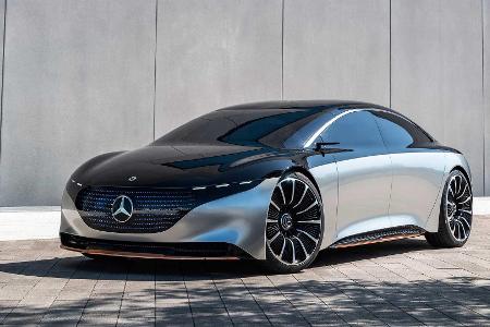 Mercedes Vision EQS: Oberklasselimousine auf neuer Elektro-Plattform