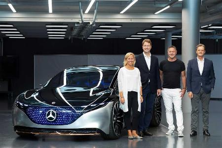 Mercedes Vision EQS: Oberklasselimousine auf neuer Elektro-Plattform