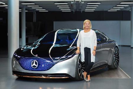 Mercedes Vision EQS: Oberklasselimousine auf neuer Elektro-Plattform