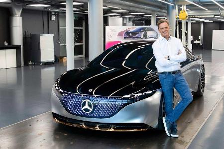 Mercedes Vision EQS: Oberklasselimousine auf neuer Elektro-Plattform