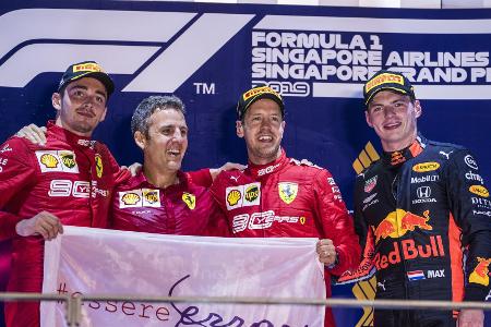 Für Sebastian Vettel ist es der erste Grand-Prix-Sieg seit August 2018