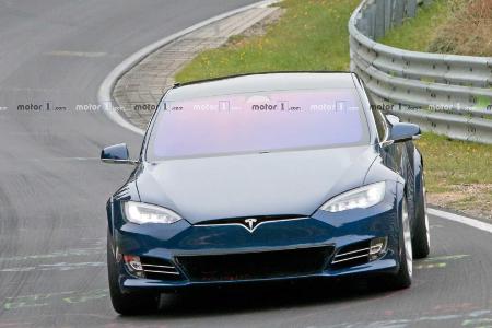 Tesla Model S am Nürburgring wohl schon schneller als Porsche Taycan