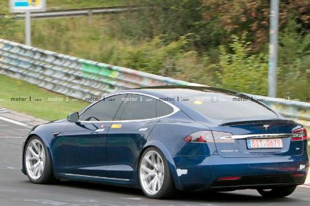 Tesla Model S am Nürburgring wohl schon schneller als Porsche Taycan