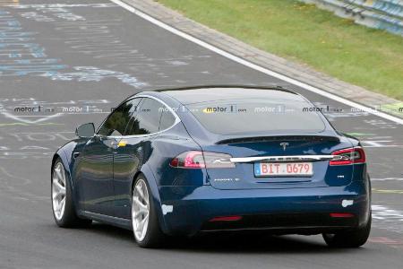 Tesla Model S am Nürburgring wohl schon schneller als Porsche Taycan