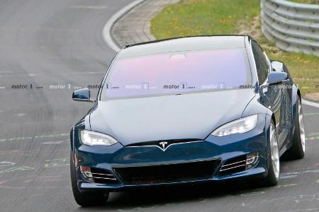 Tesla Model S am Nürburgring wohl schon schneller als Porsche Taycan