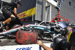 Möglich, dass Lewis Hamilton in Spa aus der Boxengasse starten muss ...