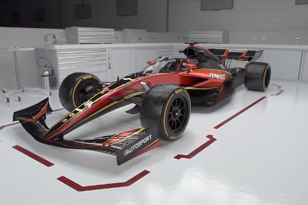 Aufnahmen aus dem Windkanal: Formel 1 zeigt neues Auto für 2021
