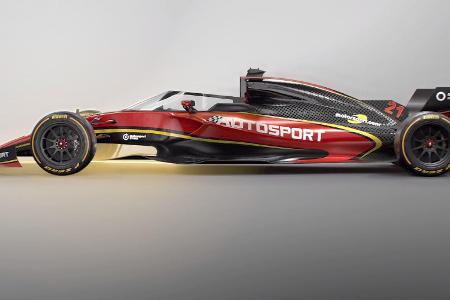 Aufnahmen aus dem Windkanal: Formel 1 zeigt neues Auto für 2021