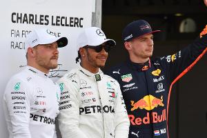 Valtteri Bottas & Max Verstappen an der Seite von Mercedes-Platzhirsch Hamilton