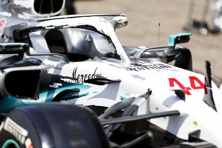 Aus Silber wird Weiß: Mercedes in Hockenheim mit Gedenk-Lackierung