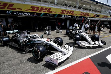 Aus Silber wird Weiß: Mercedes in Hockenheim mit Gedenk-Lackierung