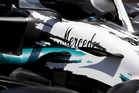 Aus Silber wird Weiß: Mercedes in Hockenheim mit Gedenk-Lackierung
