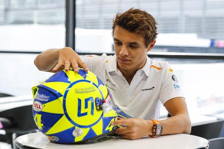 Hommage-Helmdesigns in der Formel 1