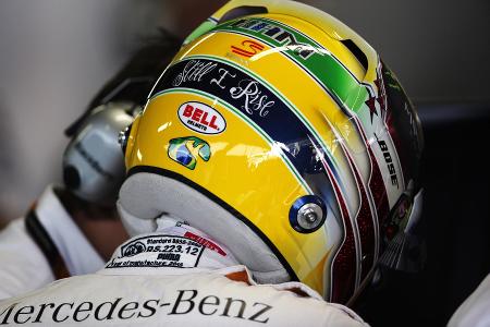 Hommage-Helmdesigns in der Formel 1