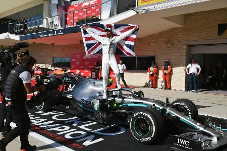 Sechster WM-Titel: Die schönsten Jubelbilder von Lewis Hamilton