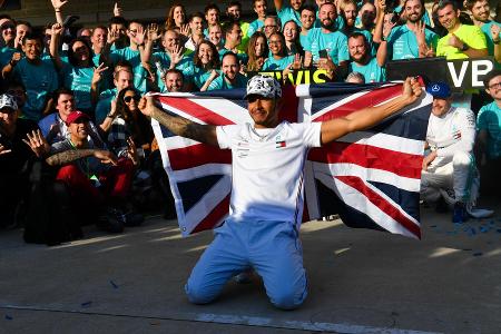 Sechster WM-Titel: Die schönsten Jubelbilder von Lewis Hamilton