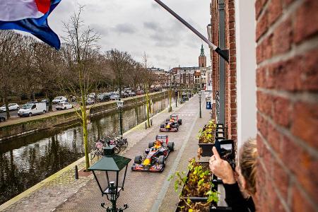 Backstage: Red-Bull-Filmtag in den Niederlanden mit Verstappen