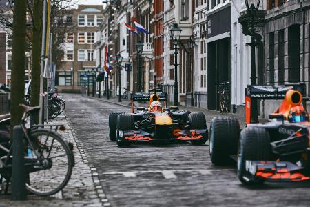Backstage: Red-Bull-Filmtag in den Niederlanden mit Verstappen