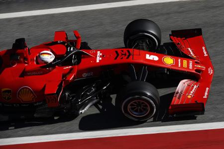 Erste Fotos von Sebastian Vettel im Ferrari SF1000